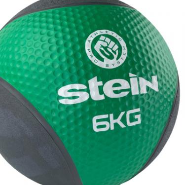 Медбол Stein Чорно-зелений 6 кг Фото 1