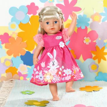 Аксессуар к кукле Zapf Одяг для ляльки Baby Born Сукня з квітами 43 см Фото 3