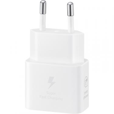 Зарядное устройство Samsung 25W Power Adapter (w/o cable) White Фото 2
