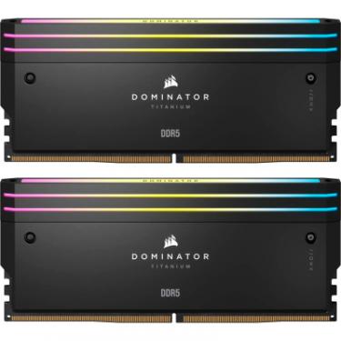 Модуль памяти для компьютера Corsair DDR5 32GB (2x16GB) 6000 MHz Dominator Titanium RGB Фото