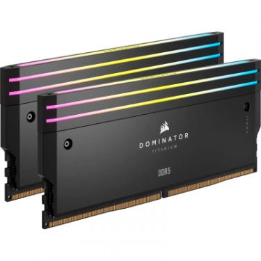 Модуль памяти для компьютера Corsair DDR5 32GB (2x16GB) 6000 MHz Dominator Titanium RGB Фото 1