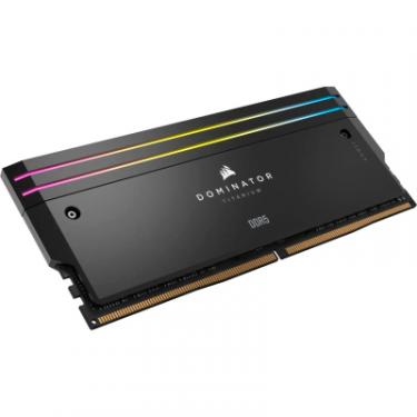 Модуль памяти для компьютера Corsair DDR5 32GB (2x16GB) 6000 MHz Dominator Titanium RGB Фото 2