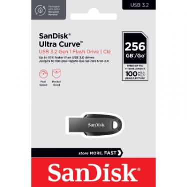 USB флеш накопитель SanDisk 256GB Ultra Curve Black USB 3.2 Фото 7