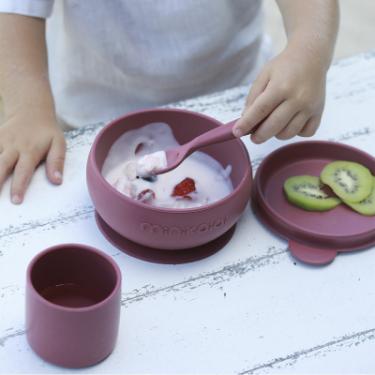 Набор детской посуды MinikOiOi BLW Set I - Bubble Beige Фото 2