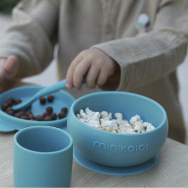 Набор детской посуды MinikOiOi BLW Set I - Bubble Beige Фото 3