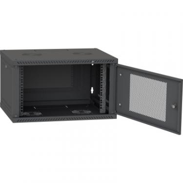 Шкаф настенный Ipcom 6U, 600*600, перфоровані дверцята, RAL9005 Фото 2