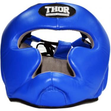 Боксерский шлем Thor 705 L ПУ-шкіра Синій Фото 3