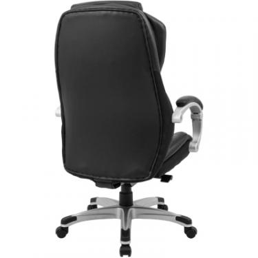 Офисное кресло Richman Преміо Пластик Річ Synchro Шкіра Спліт Чорна Фото 4