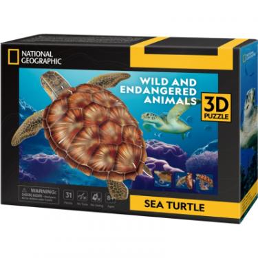 Пазл Cubic Fun 3D Зникаючі тварини Морська черепаха Фото