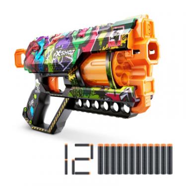 Игрушечное оружие Zuru X-Shot Швидкострільний бластер Skins Griefer Graff Фото 1