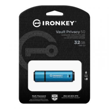 USB флеш накопитель Kingston 32GB IronKey Vault Privacy 50 USB 3.2 Фото 2