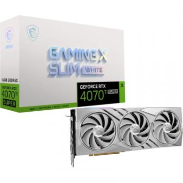 Видеокарта MSI GeForce RTX4070Ti SUPER 16Gb GAMING X SLIM WHITE Фото 6