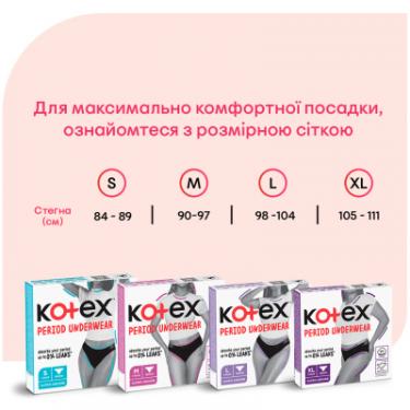 Гигиенические прокладки Kotex Менструальна білизна Розмір L 1 шт. Фото 7
