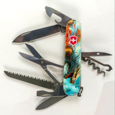 Нож Victorinox Huntsman Zodiac 91 мм Бойовий дракон Фото 2
