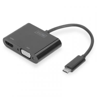 Концентратор Digitus USB-C to HDMI/VGA Full HD Фото
