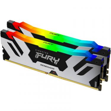 Модуль памяти для компьютера Kingston Fury (ex.HyperX) DDR5 64GB (2x32GB) 6000 MHz Renegade RGB XMP Фото 1