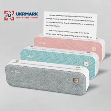 Принтер чеков UKRMARK A40PK А4, Bluetooth, USB, рожевий Фото 3