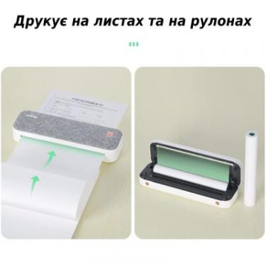 Принтер чеков UKRMARK A40PK А4, Bluetooth, USB, рожевий Фото 7