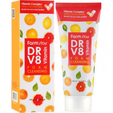 Пенка для умывания FarmStay DR.V8 Vitamin Foam Cleansing Вітамінна 100 мл Фото 1