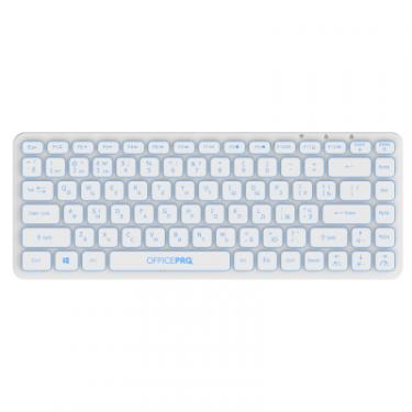Клавиатура OfficePro SK790W Wireless/Bluetooth White Фото 4