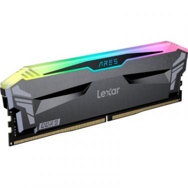 Модуль памяти для компьютера Lexar DDR5 32GB (2x16GB) 6400 MHz Ares RGB Black Фото 1