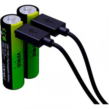 Аккумулятор Verico AA USB Type-C 1700mAh 1.5V Li-ion * 2 (LoopEnergy) Фото 1