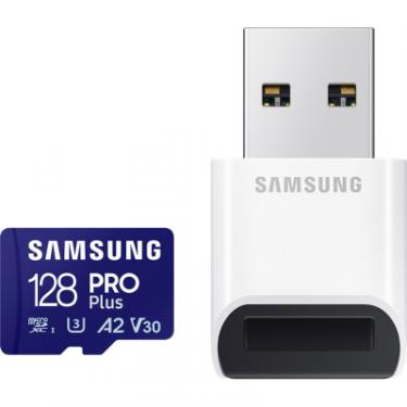Карта памяти Samsung 128GB microSDXC calss 10 UHS-I V30 Pro Plus Фото