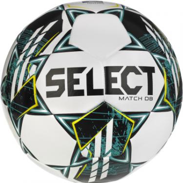 Мяч футбольный Select Match DB FIFA v23 біло-зелений Уні 5 Фото