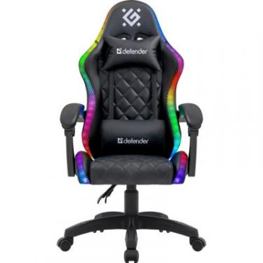 Кресло игровое Defender Energy RGB Black Фото 1