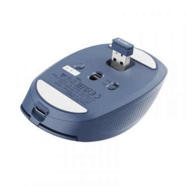 Мышка Trust Ozza compact Bluetooth/Wireless/USB-A Blue Фото 4