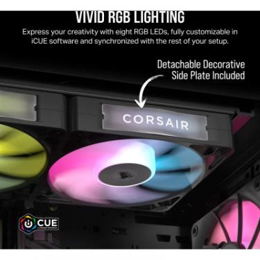 Кулер для корпуса Corsair iCUE Link RX120 RGB PWM Triple Pack Фото 5