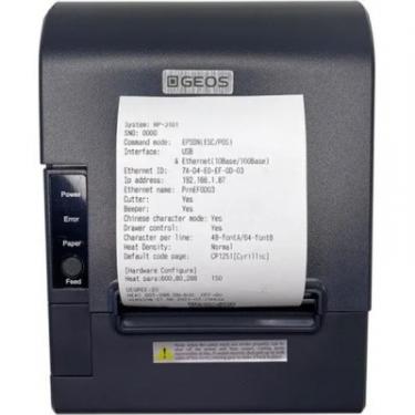 Принтер чеков Geos RP3101 з розділювачем 58-80мм, USB, Ethernet Фото 3