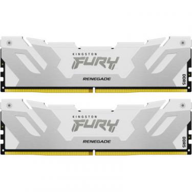Модуль памяти для компьютера Kingston Fury (ex.HyperX) DDR5 32GB (2x16GB) Renegade White XMP Фото