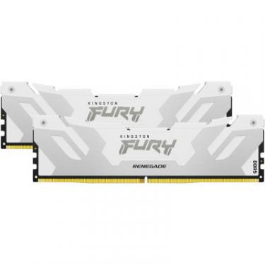 Модуль памяти для компьютера Kingston Fury (ex.HyperX) DDR5 32GB (2x16GB) Renegade White XMP Фото 3