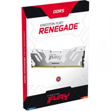 Модуль памяти для компьютера Kingston Fury (ex.HyperX) DDR5 32GB (2x16GB) Renegade White XMP Фото 4