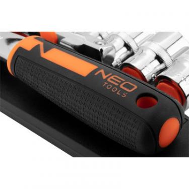 Набор головок Neo Tools 12шт, 1/2", тріскачка 90 зубців, CrV Фото 3