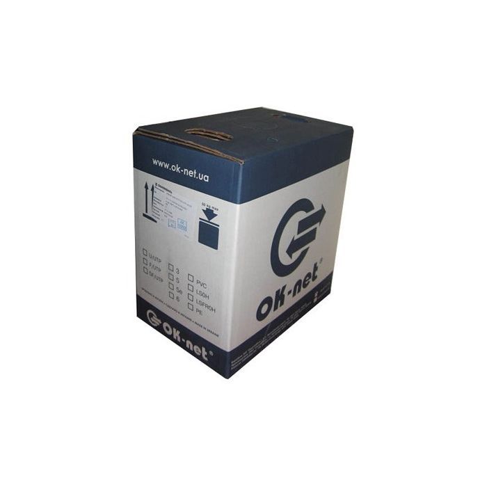 Кабель сетевой OK-Net UTP 500м cat.5, 2 пары (U/UTP-cat.5) Фото