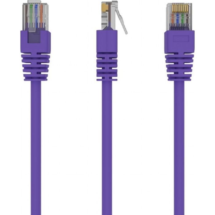 Патч-корд Cablexpert 0.5м, UTP, cat.5e, CCA, violet Фото