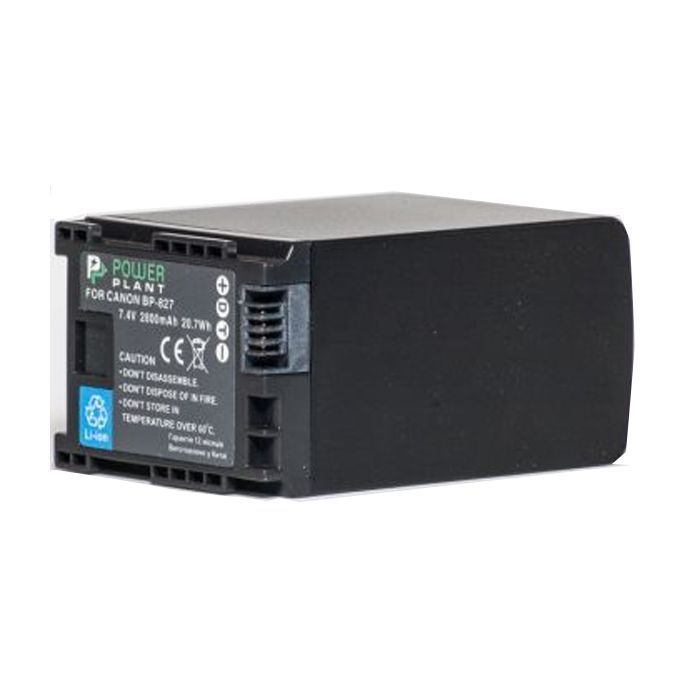 Аккумулятор к фото/видео PowerPlant Canon BP-827 Chip Фото