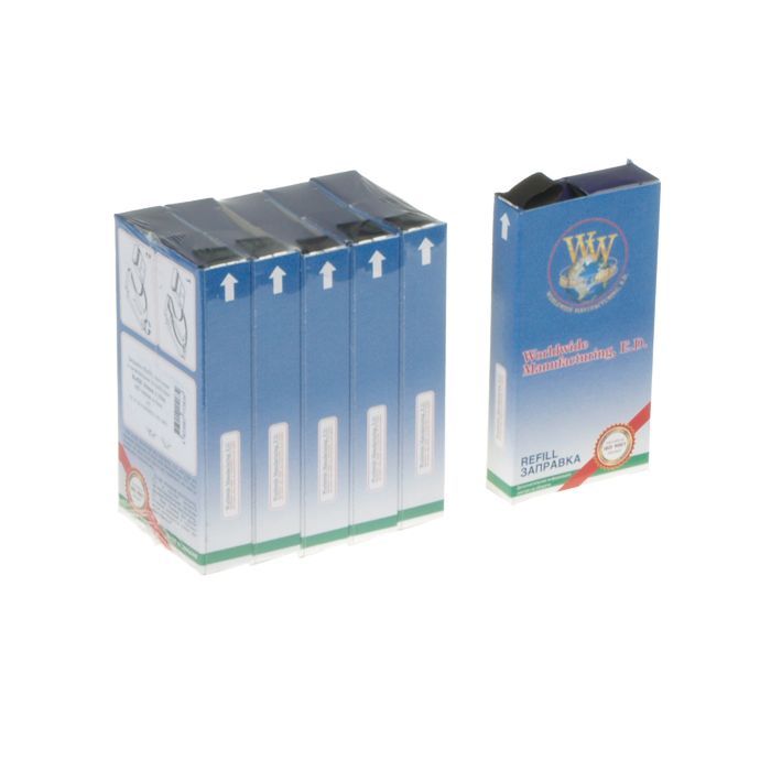 Лента к принтерам WWM 13мм х 12м Refill STD Black*5 Фото