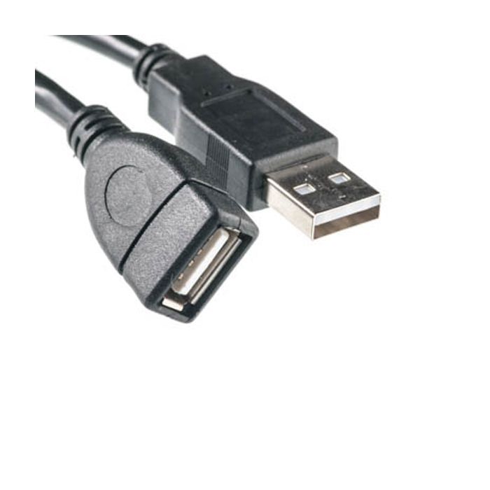 Дата кабель PowerPlant USB 2.0 AM/AF 0.5m Фото