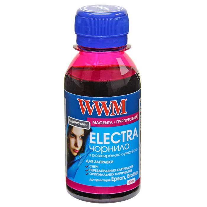 Чернила WWM EPSON UNIVERSAL ELECTRA 100ml Magenta Фото