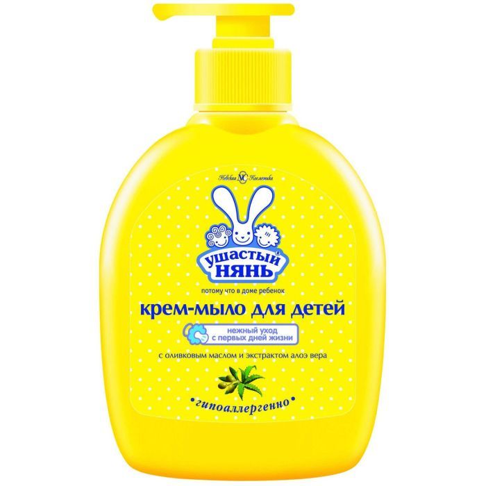 Детское мыло Ушастый нянь с алоэ 300 мл Фото