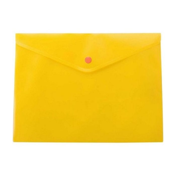 Папка - конверт Buromax А5, with a button, yellow Фото