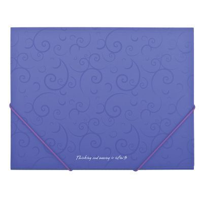 Папка на резинках Buromax А5, BAROCCO, violet Фото