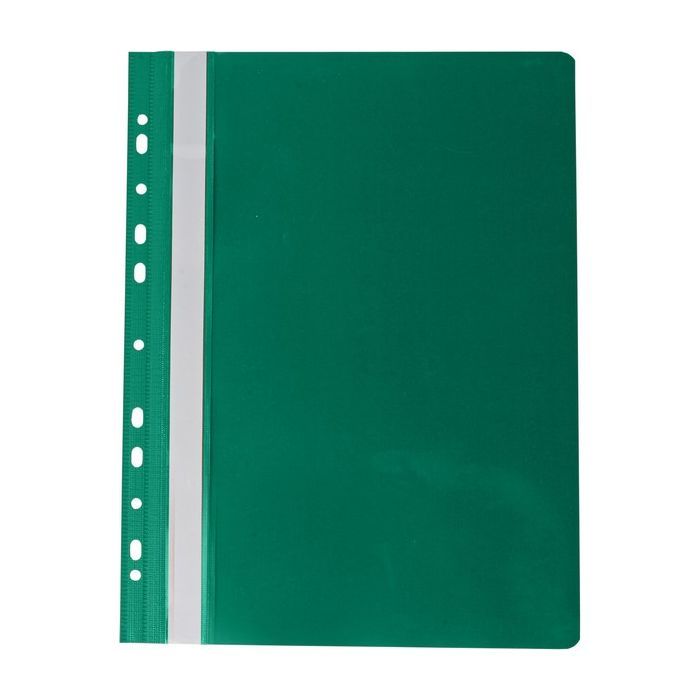 Папка-скоросшиватель Buromax A4 , perforated, PVC, green/ PROFESSIONAL Фото