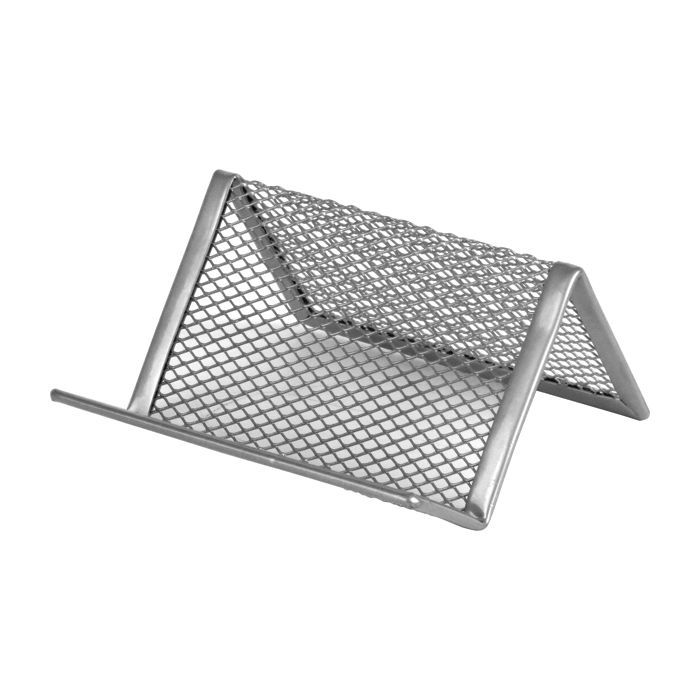 Подставка для визиток Axent 95x80x60мм, wire mesh, silver Фото
