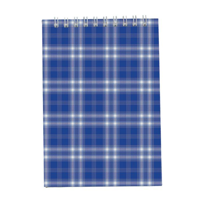 Блокнот Buromax spiral top, А6, 48sheets, square, blue Фото