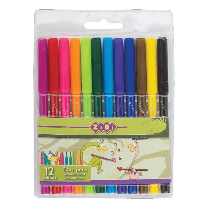 Фломастеры ZiBi 12 colors Фото