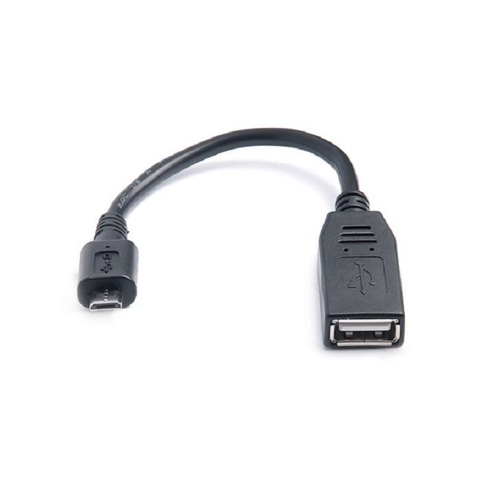 Дата кабель REAL-EL OTG USB 2.0 AF to Micro 5P 0.1m Фото 1